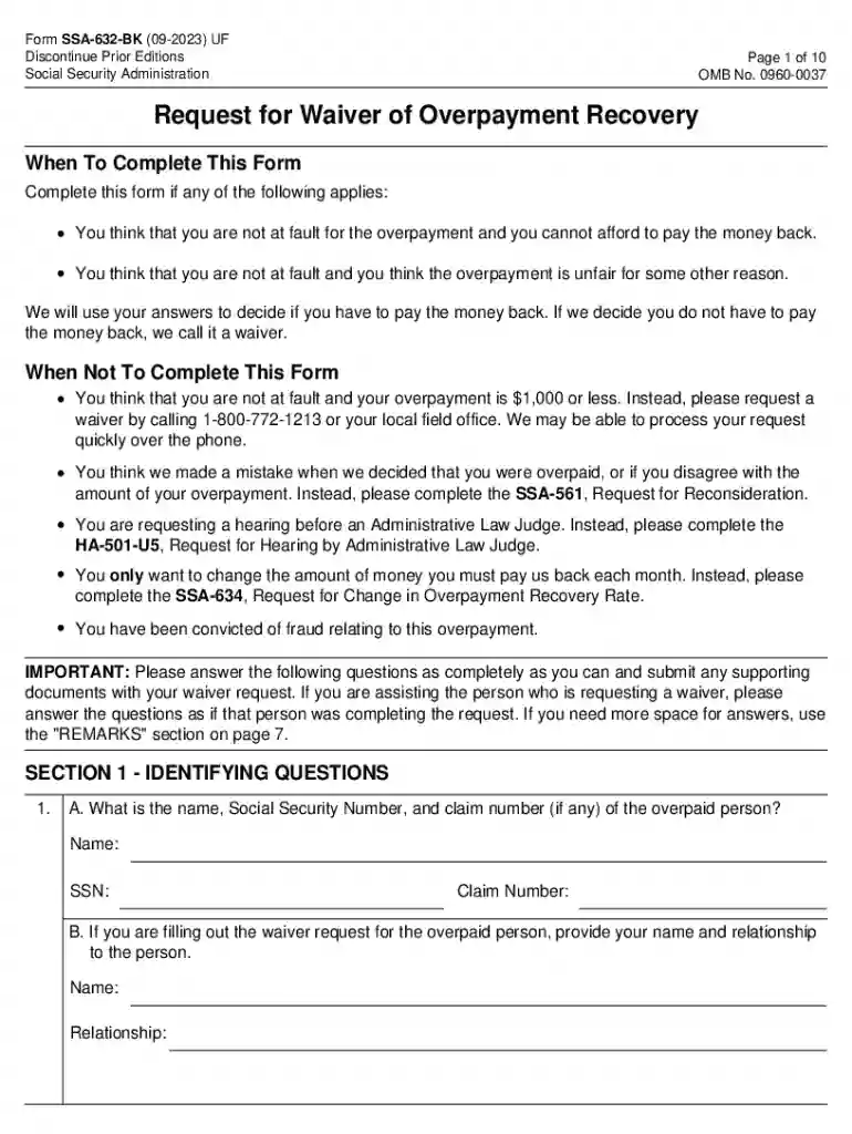 social security overpayment Preview on Page 1
