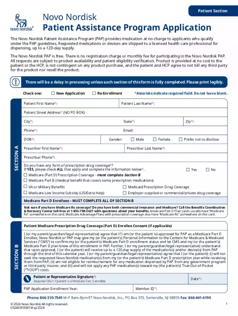 nordisk patient assistance program Preview on Page 1