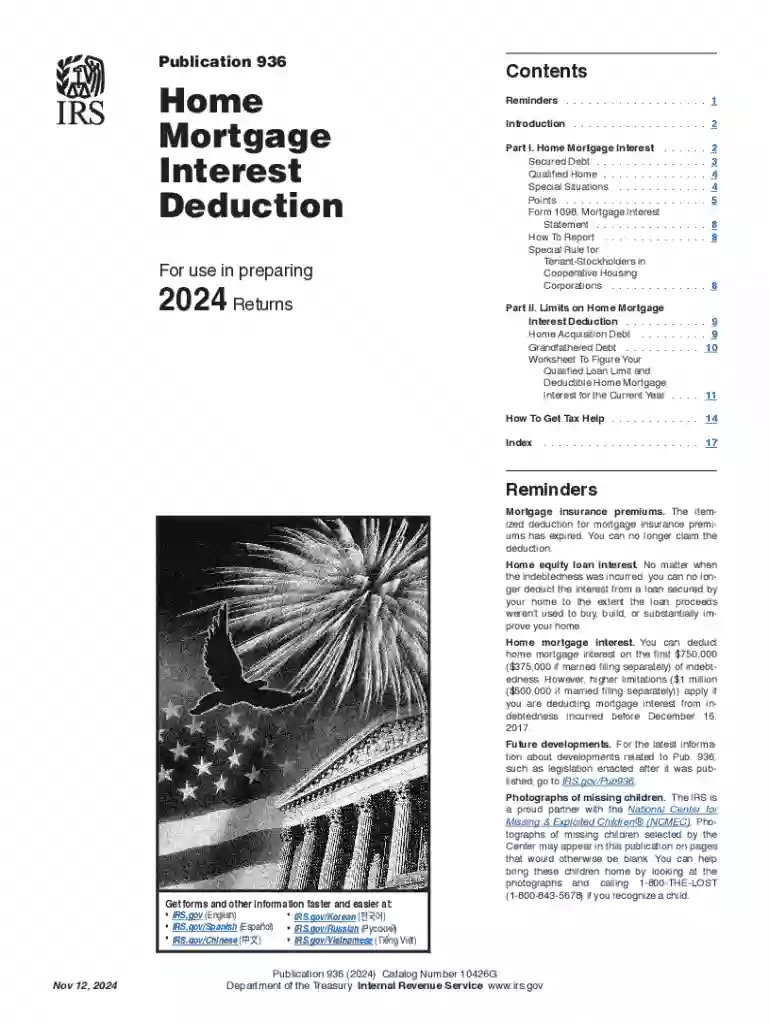home mortgage interest deduction Preview on Page 1