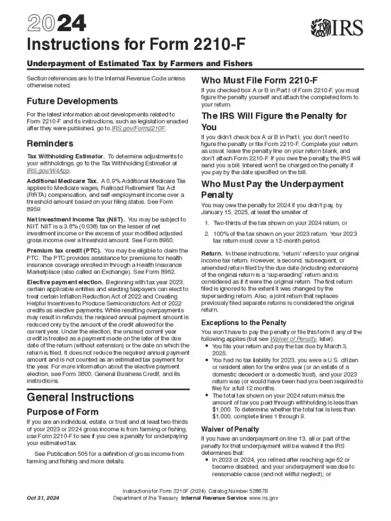 2210 f form Preview on Page 1