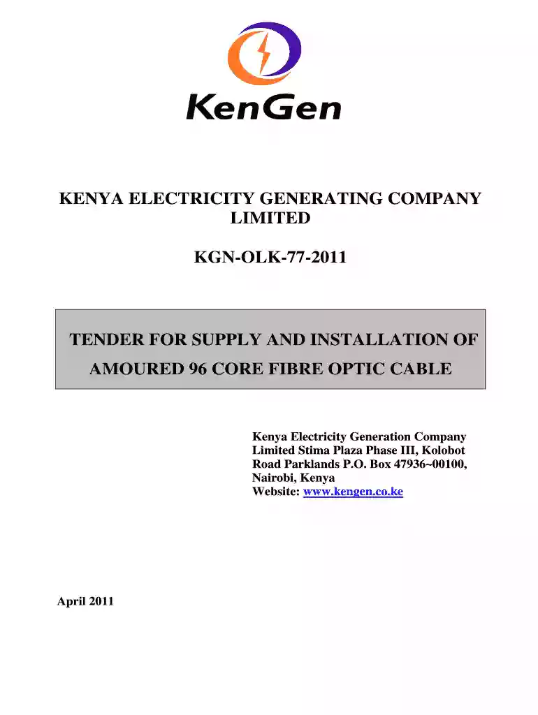 how to fill tender documents in kenya Preview on Page 1
