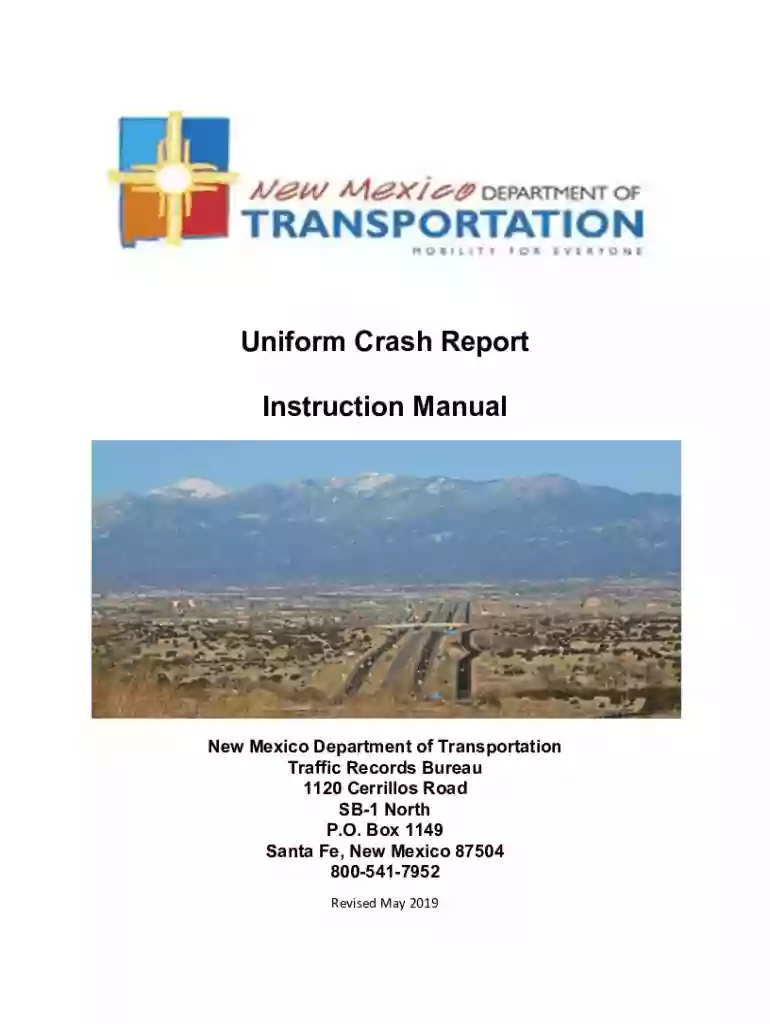 state of new mexico uniform crash report instruction manual Preview on Page 1