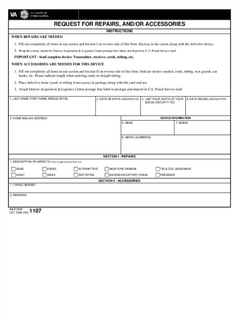 1107 form Preview on Page 1