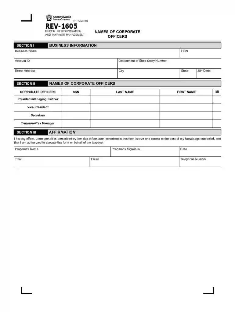 rev 1605 form Preview on Page 1