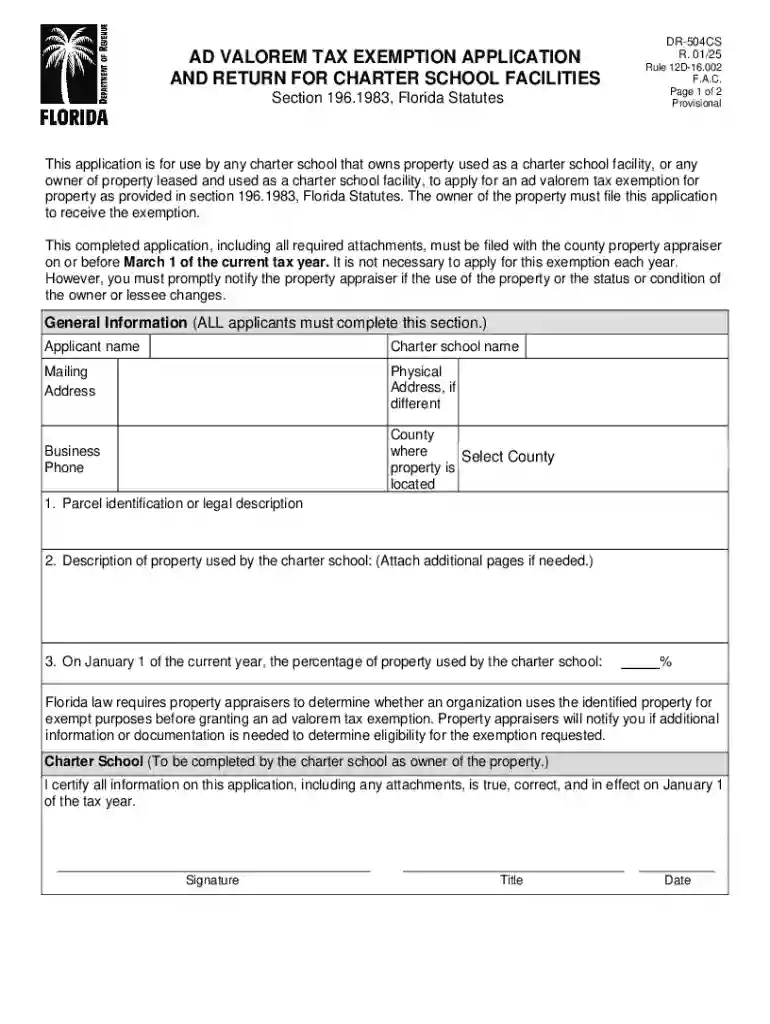 AND RETURN FOR CHARTER SCHOOL FACILITIES Preview on Page 1