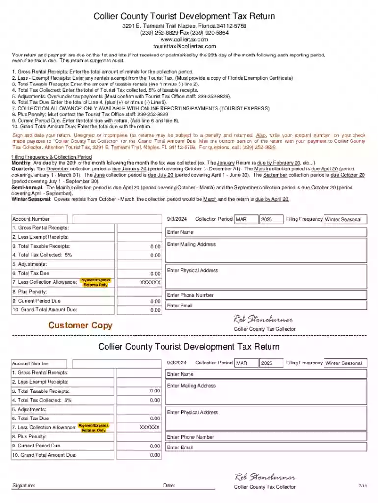 Collier TT online form 4 Preview on Page 1