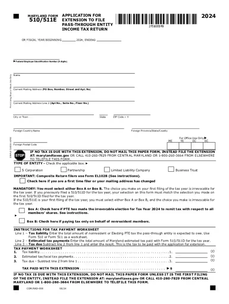 maryland income tax return form Preview on Page 1