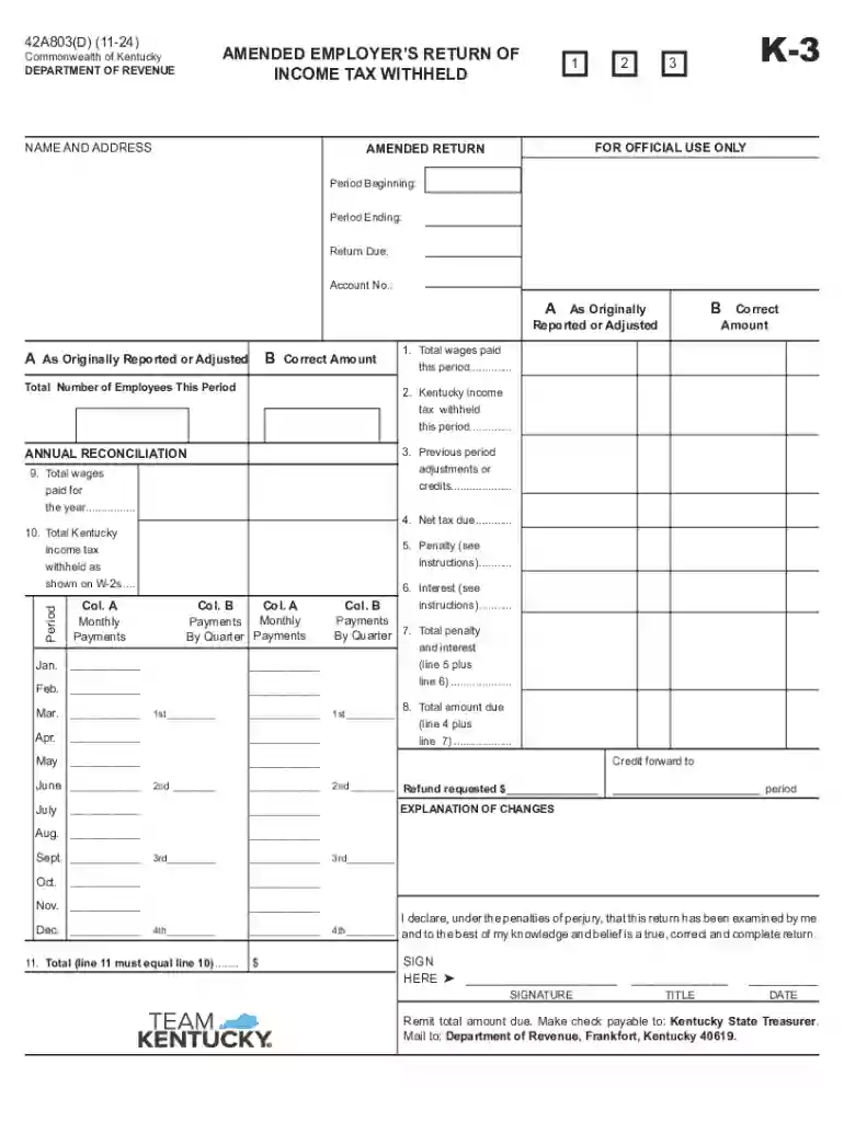 ky return tax withheld Preview on Page 1