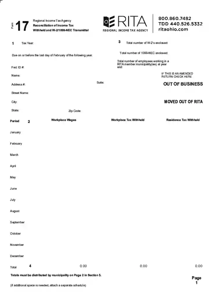 rita ohio Preview on Page 1