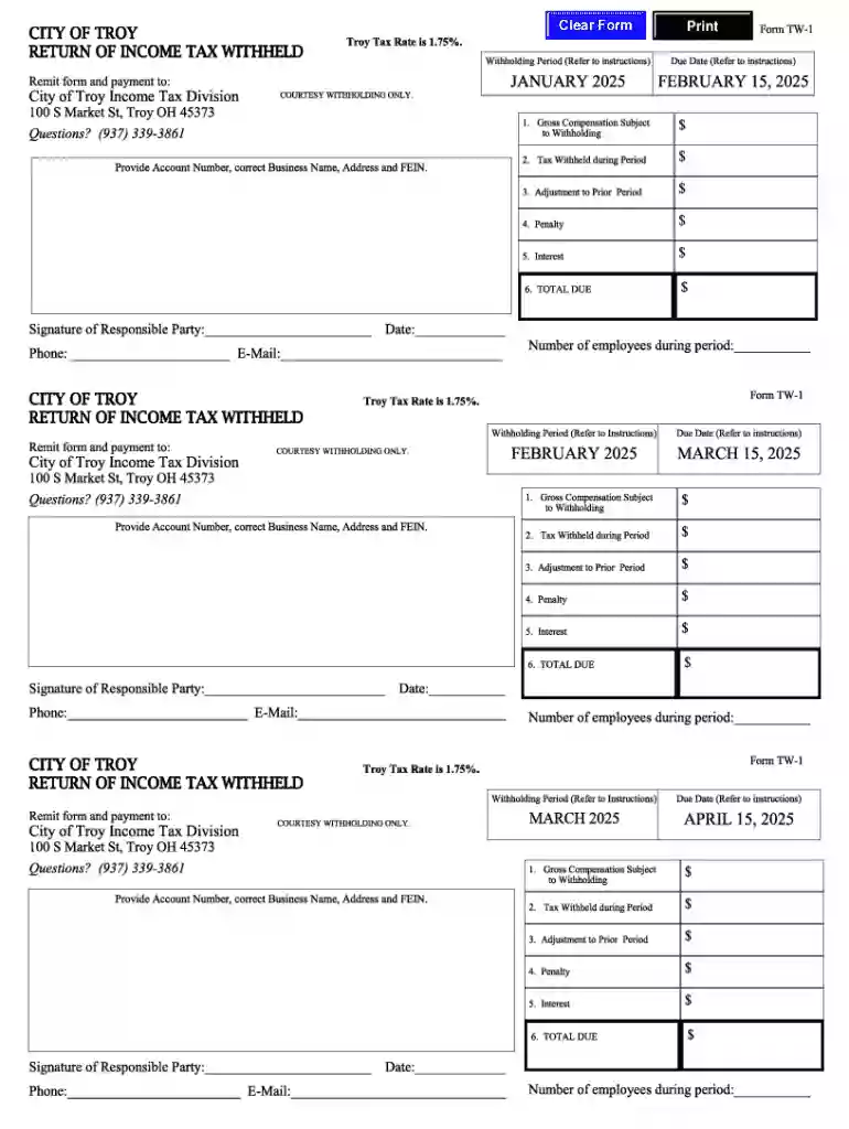 ohio withholding tax forms Preview on Page 1