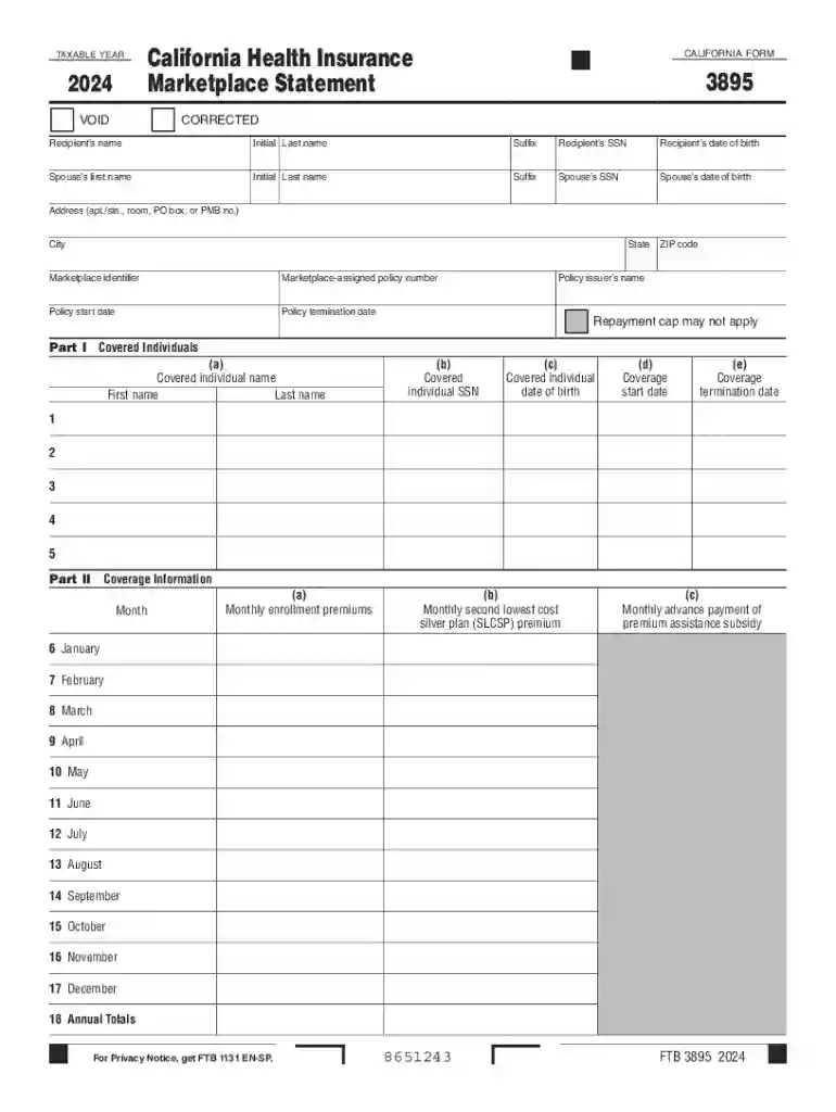 form 3895 for 2024 Preview on Page 1