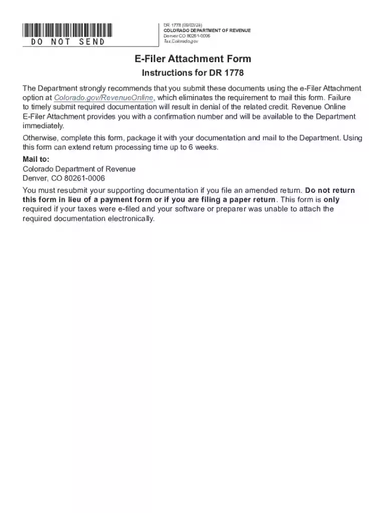colorado form 1778 Preview on Page 1