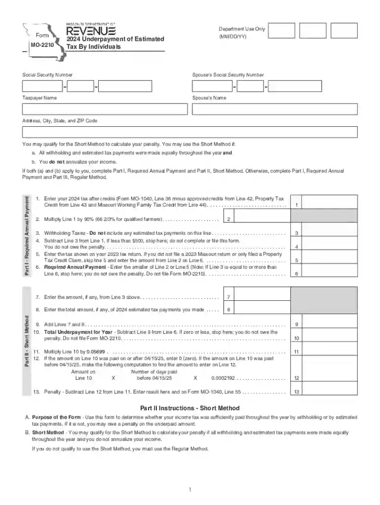 2024 mo 2210 form Preview on Page 1