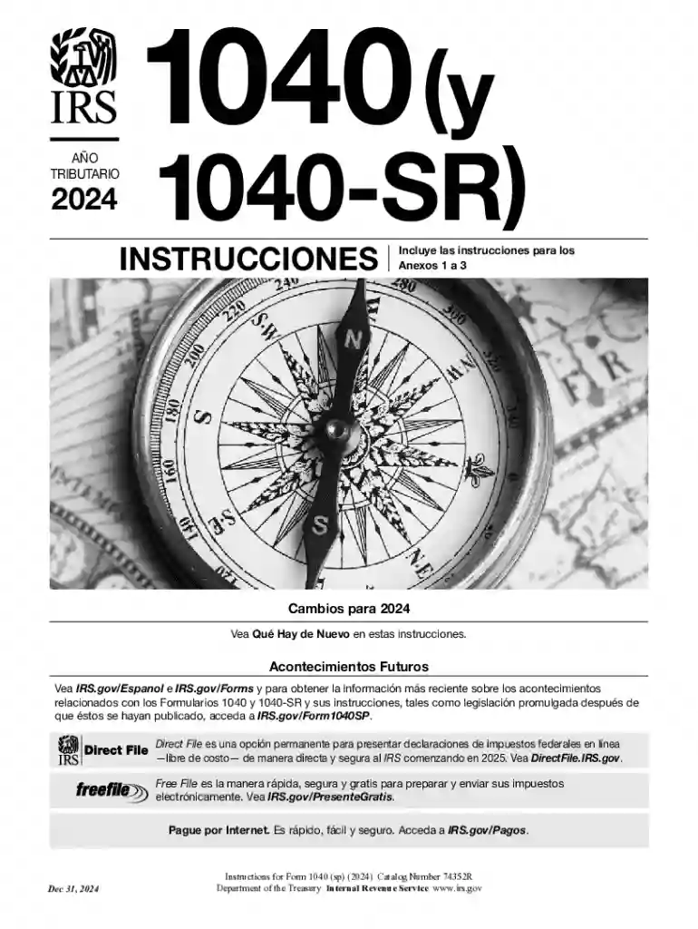 2024 Instrucci n 1040 Preview on Page 1