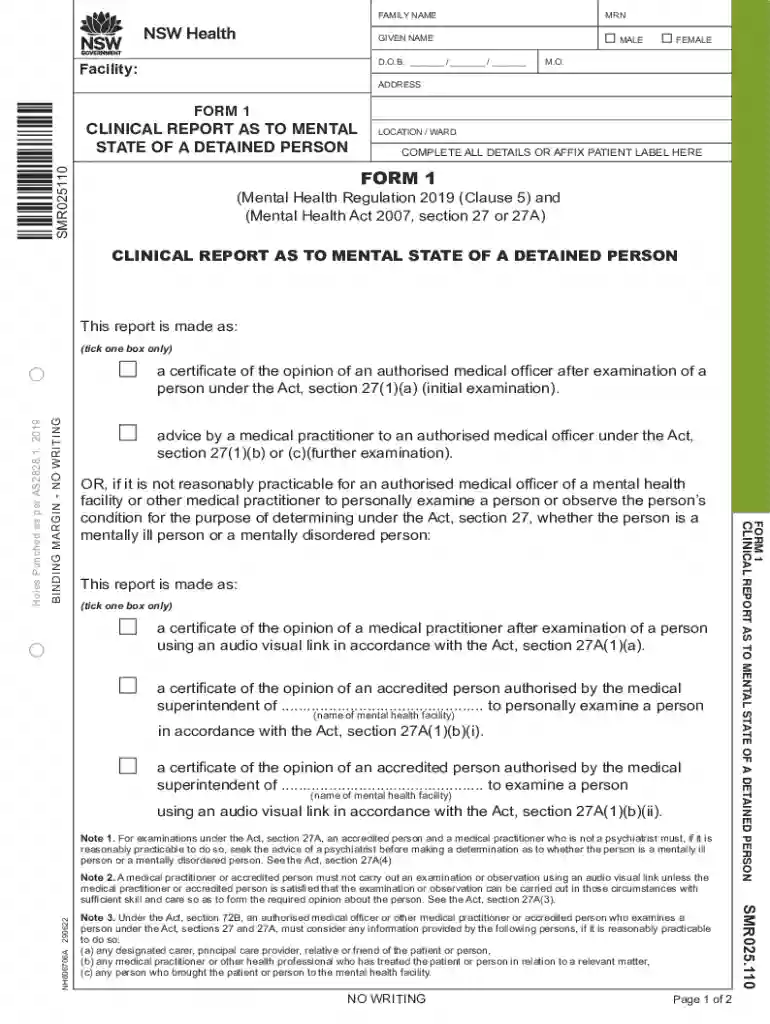 Form 1 Preview on Page 1