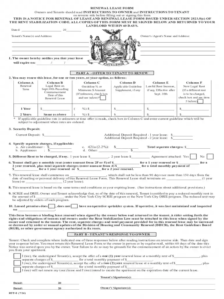 blumberg lease renewal form Preview on Page 1