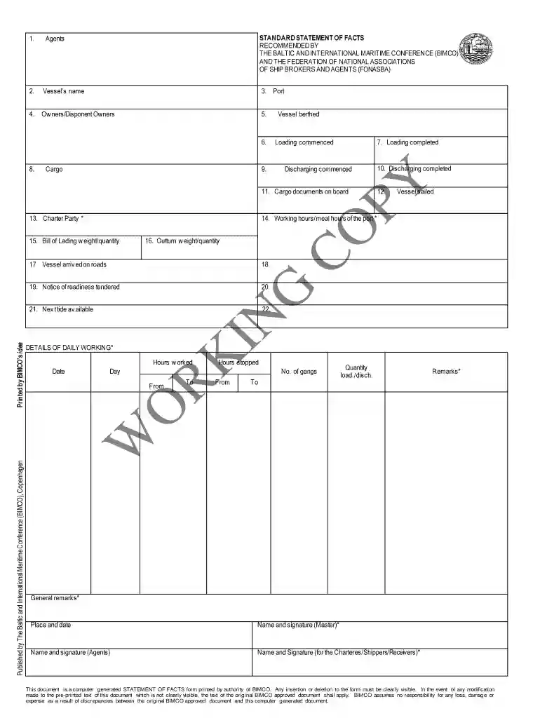 contoh statement of fact Preview on Page 1