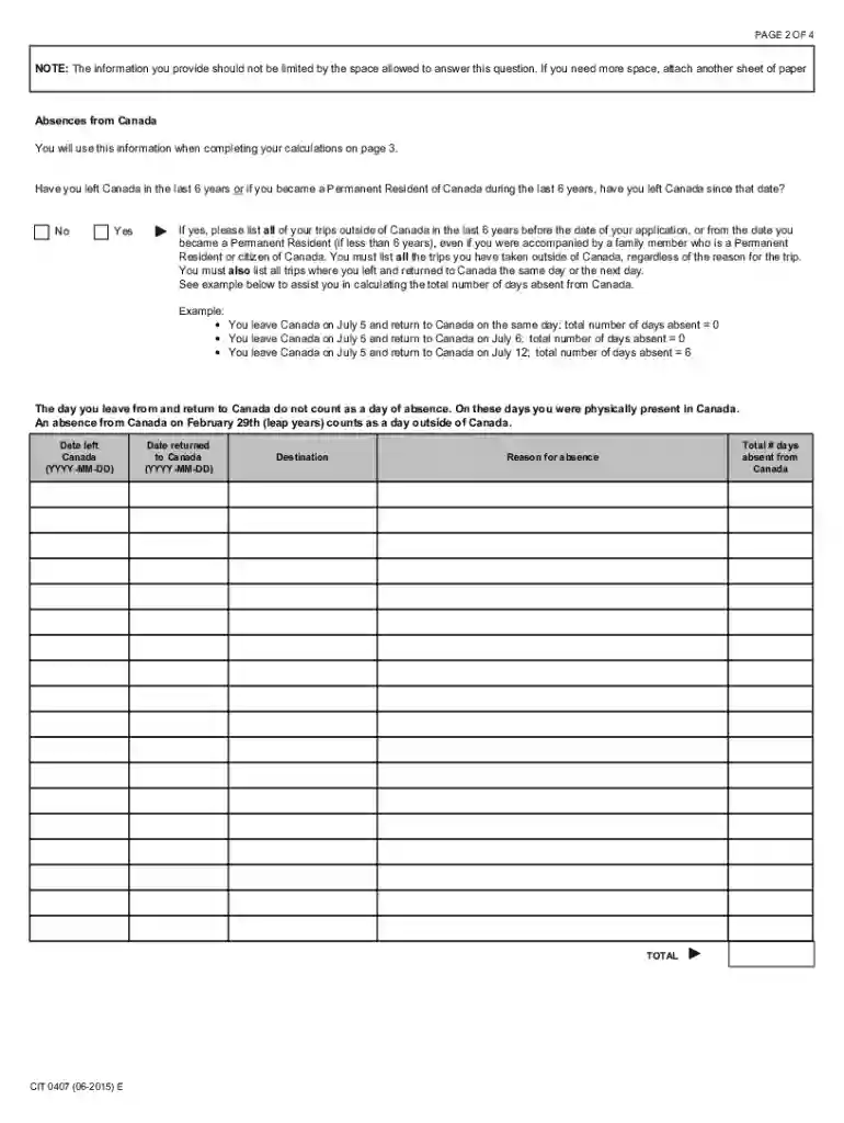 cit 0407 form Preview on Page 1