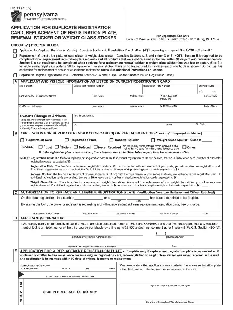 pa expired registration grace period Preview on Page 1