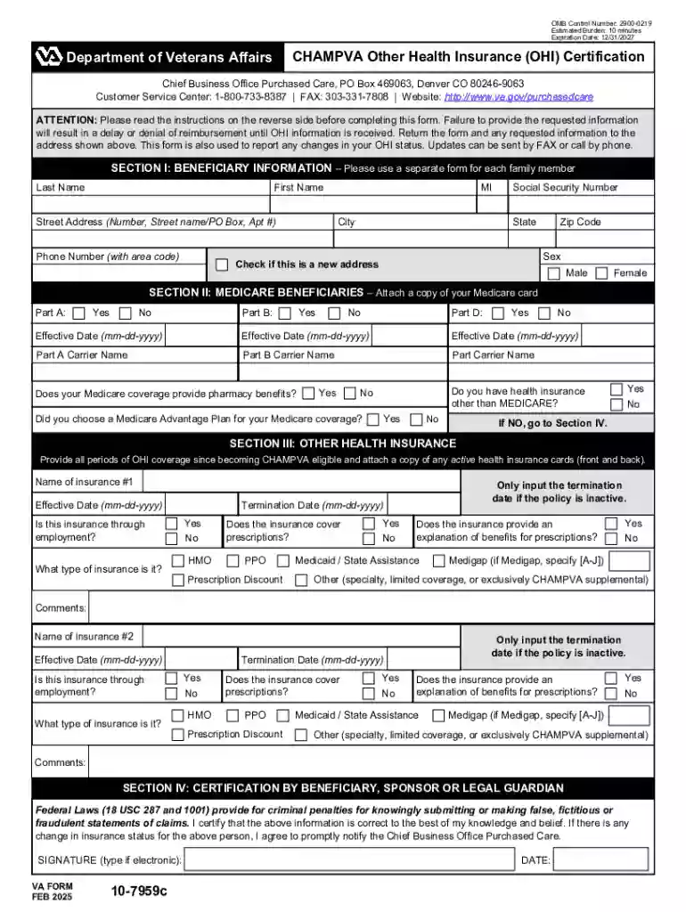 VHA 10-7959c Preview on Page 1