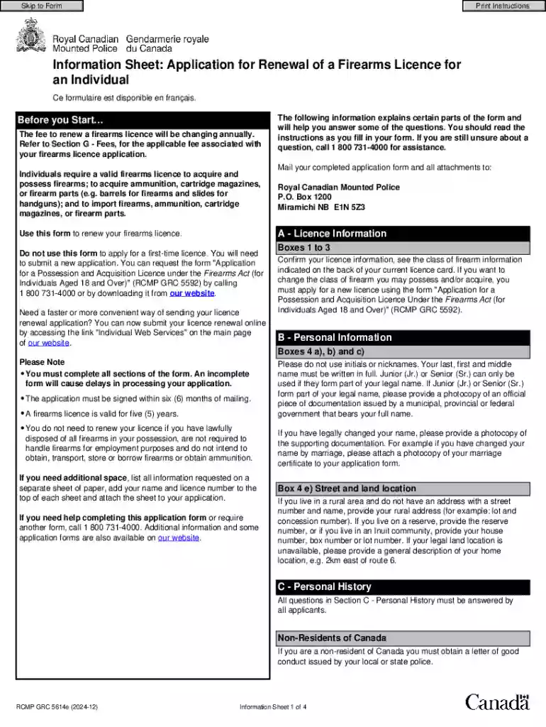 RCMP GRC 5614e Preview on Page 1