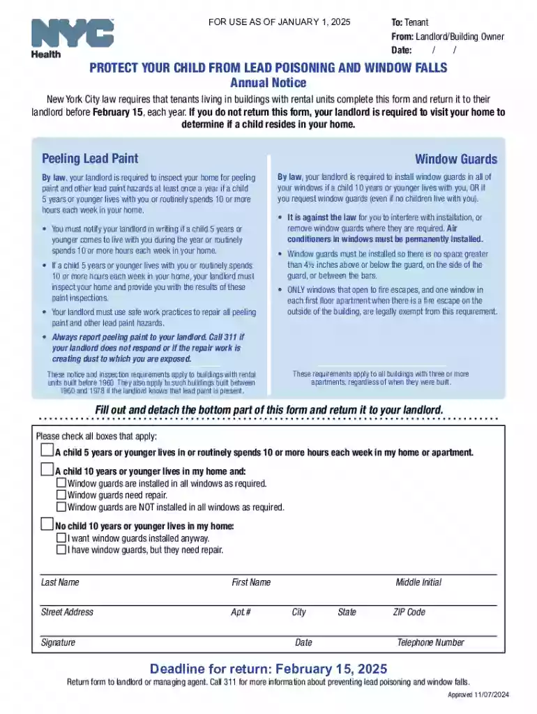 2015-2025 Form NY Annual Notice Fill Online, Printable Preview on Page 1