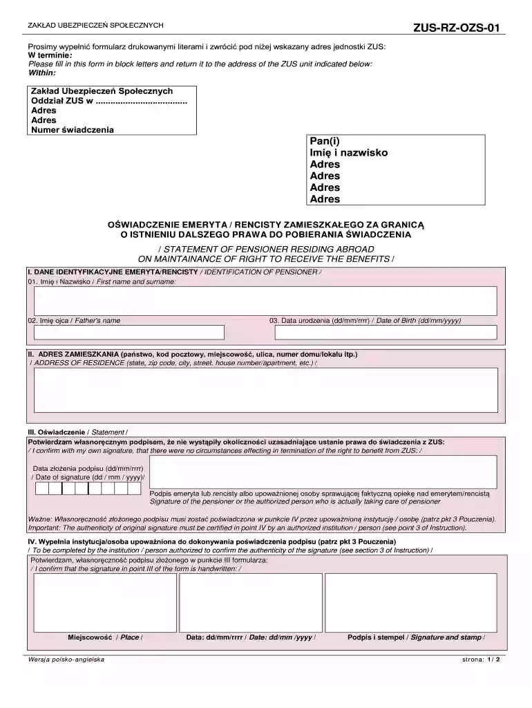 zus emrg Preview on Page 1