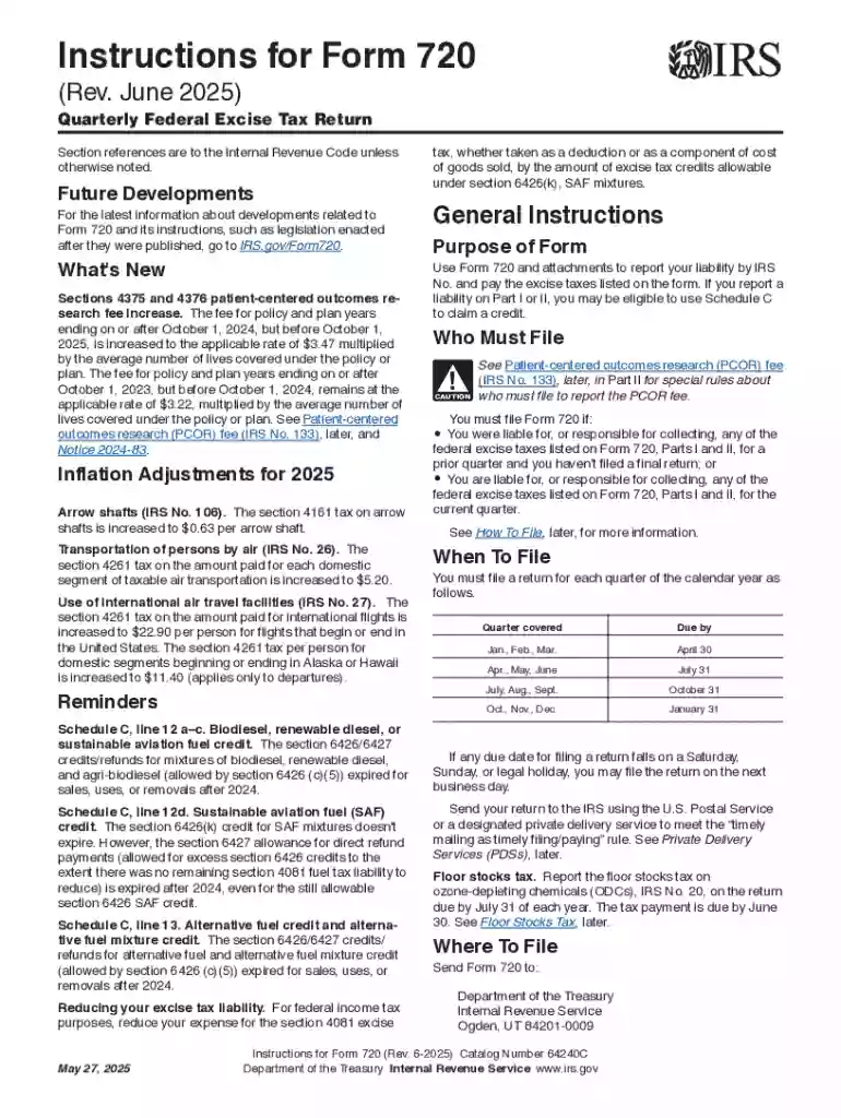 Form 720-X - The Ultimate Guide to Tax Return Amendment Preview on Page 1