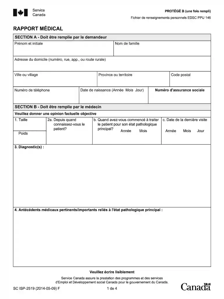 isp 2519 form Preview on Page 1