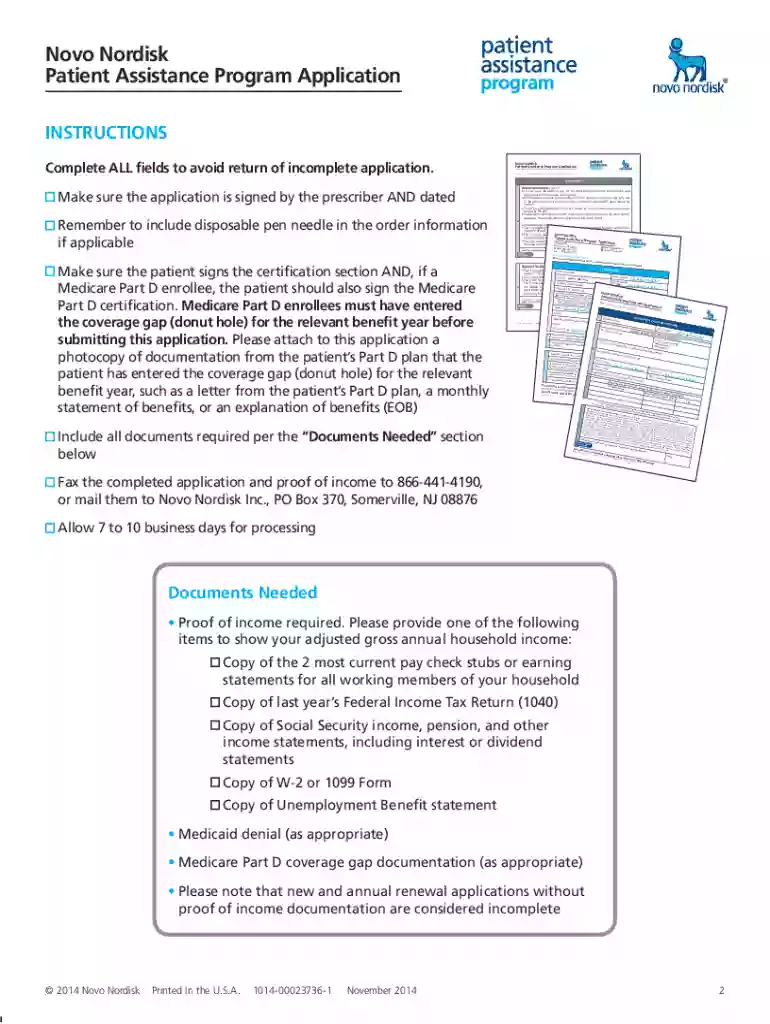 ozempic patient assistance form pdf Preview on Page 1