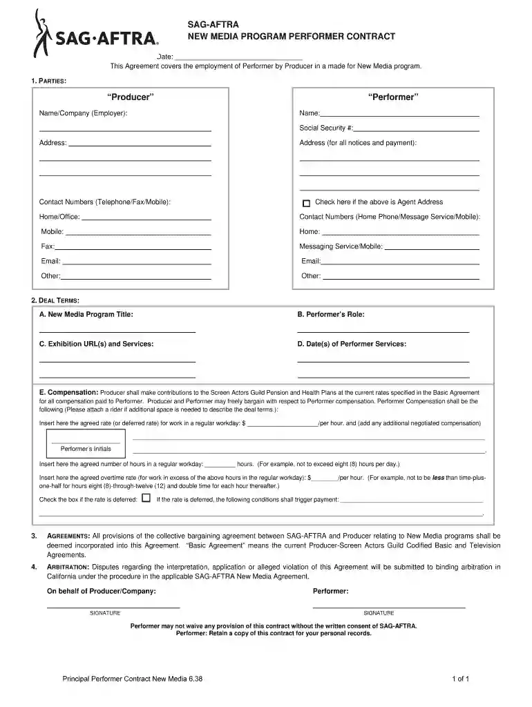 sag contract Preview on Page 1