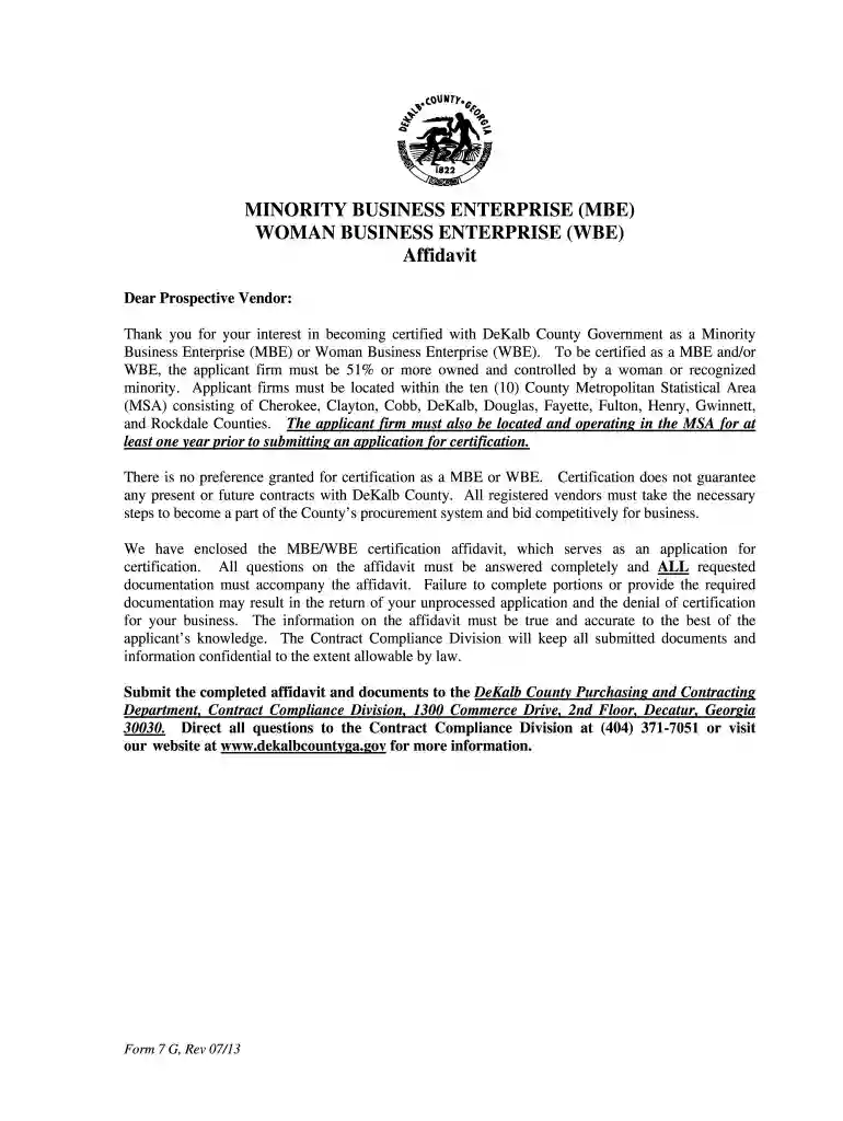 georgia minority business certification Preview on Page 1