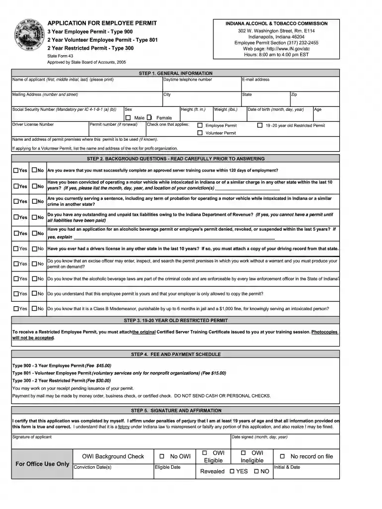 indiana liquor license Preview on Page 1