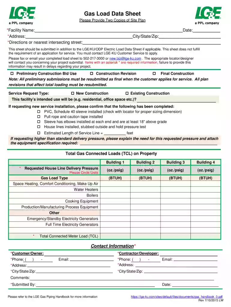 lge load sheet Preview on Page 1