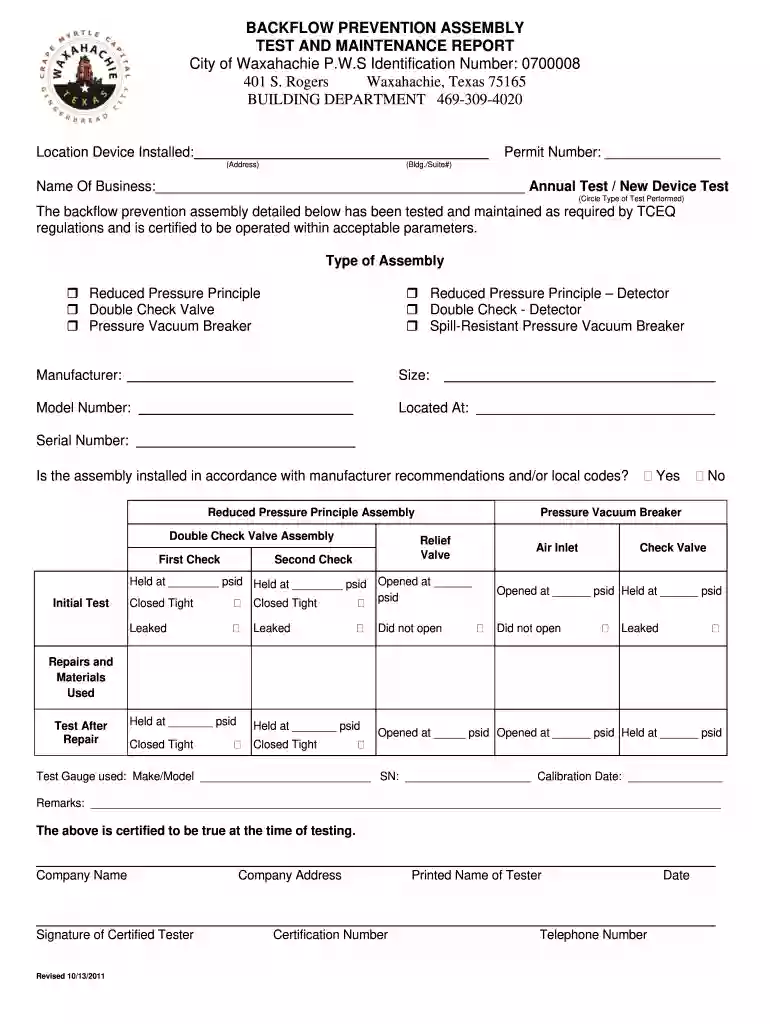 backflow testing near me Preview on Page 1