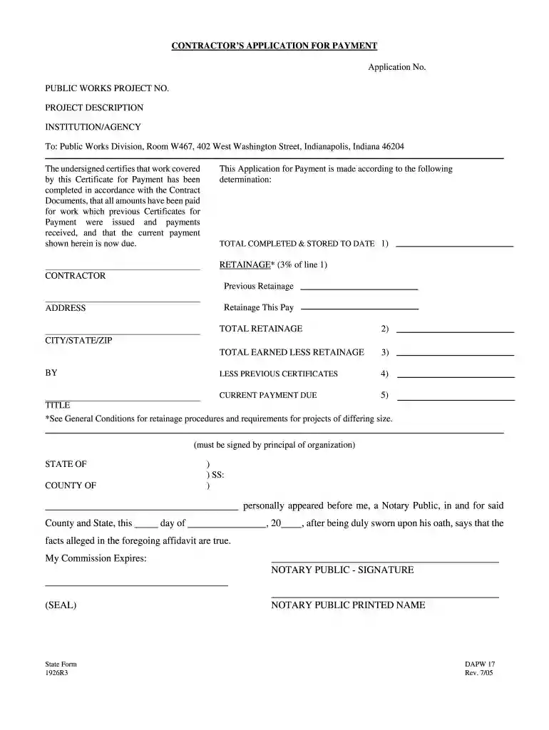 application for payment template Preview on Page 1