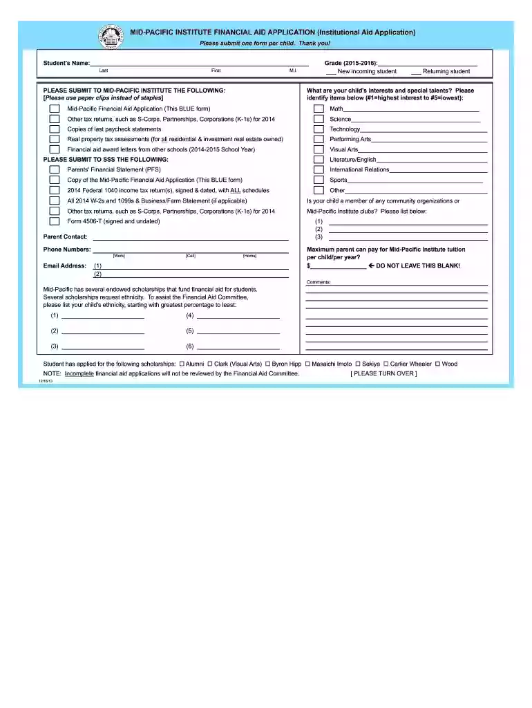 mid institute financial online Preview on Page 1