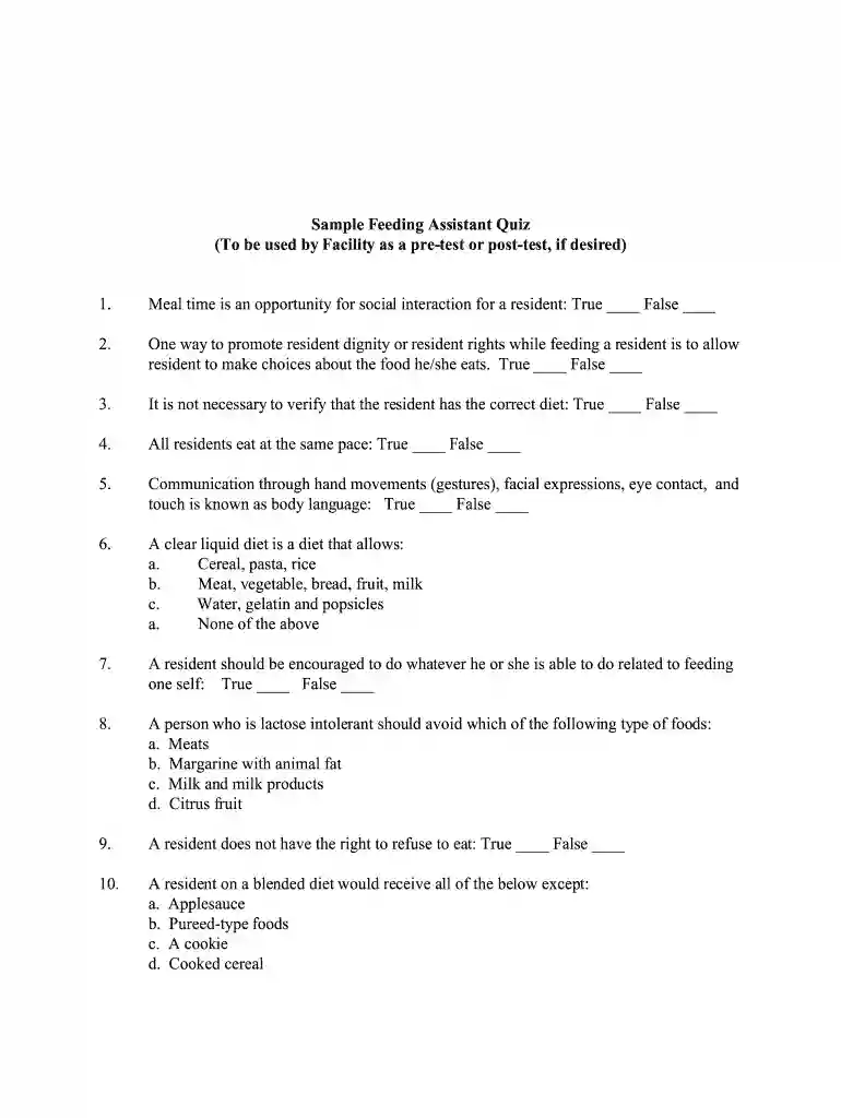 cna final exam 100 questions and answers pdf Preview on Page 1