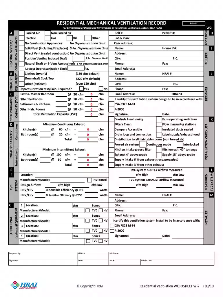 ventilation record com Preview on Page 1