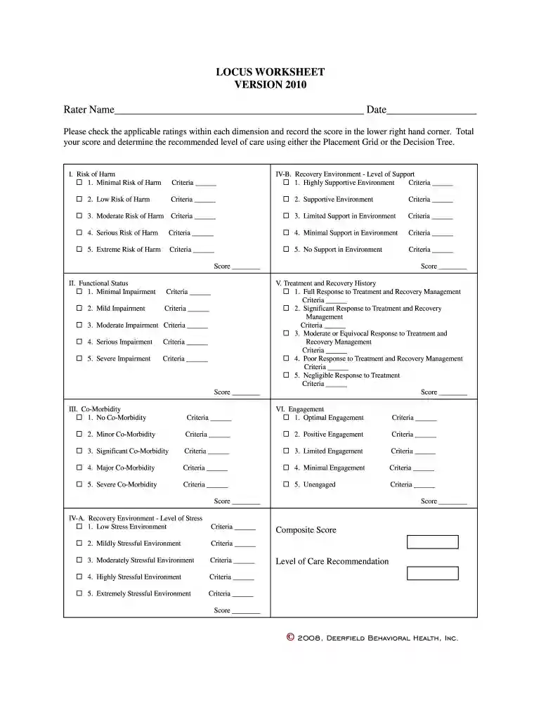 locus assessment Preview on Page 1