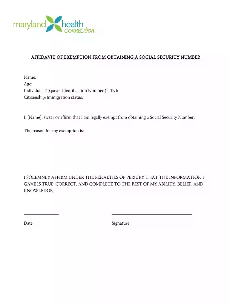 what is proof of deduction maryland health connection Preview on Page 1