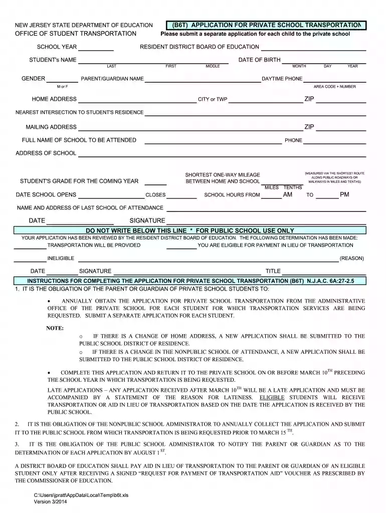 pingry application Preview on Page 1