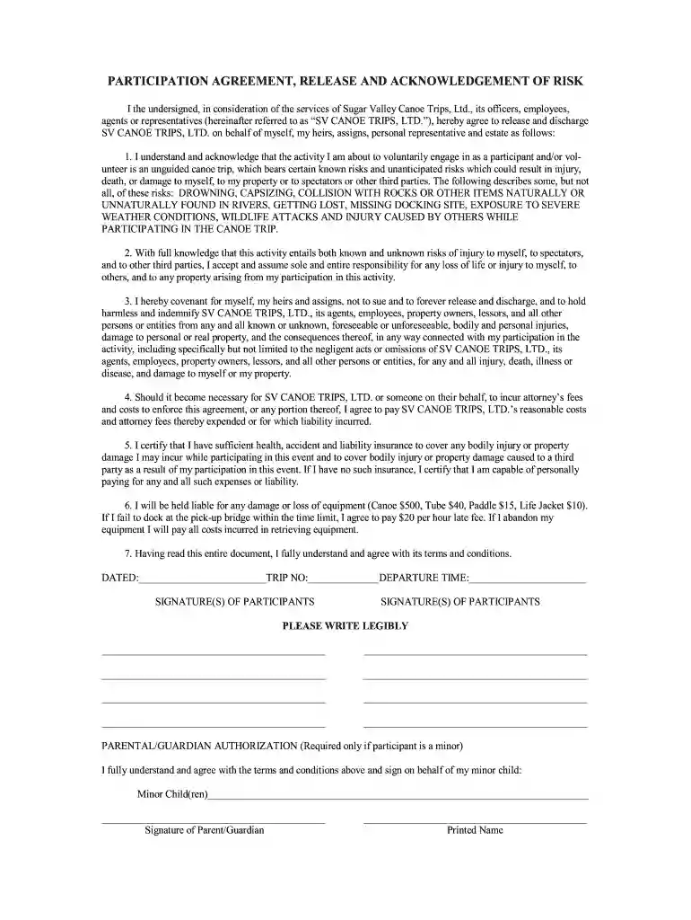 sugar valley canoes Preview on Page 1