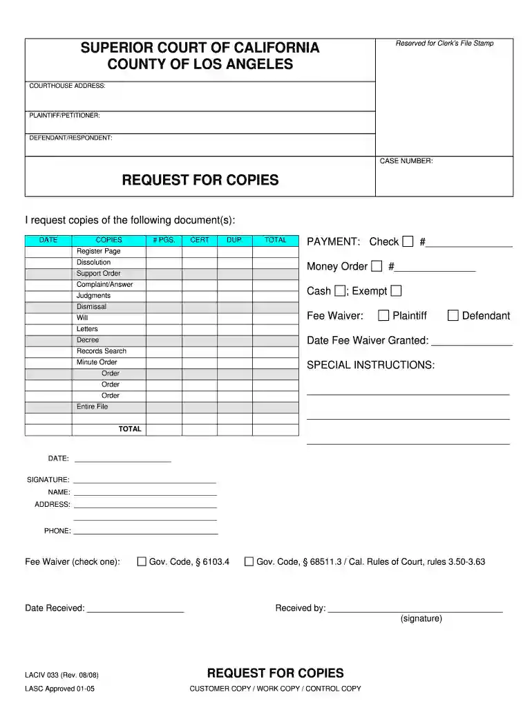 los angeles superior court address hill st Preview on Page 1