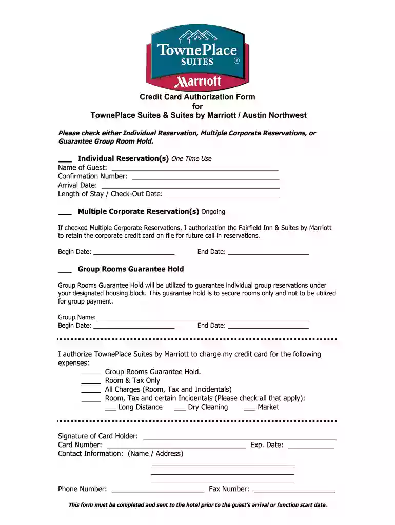 reservation form Preview on Page 1