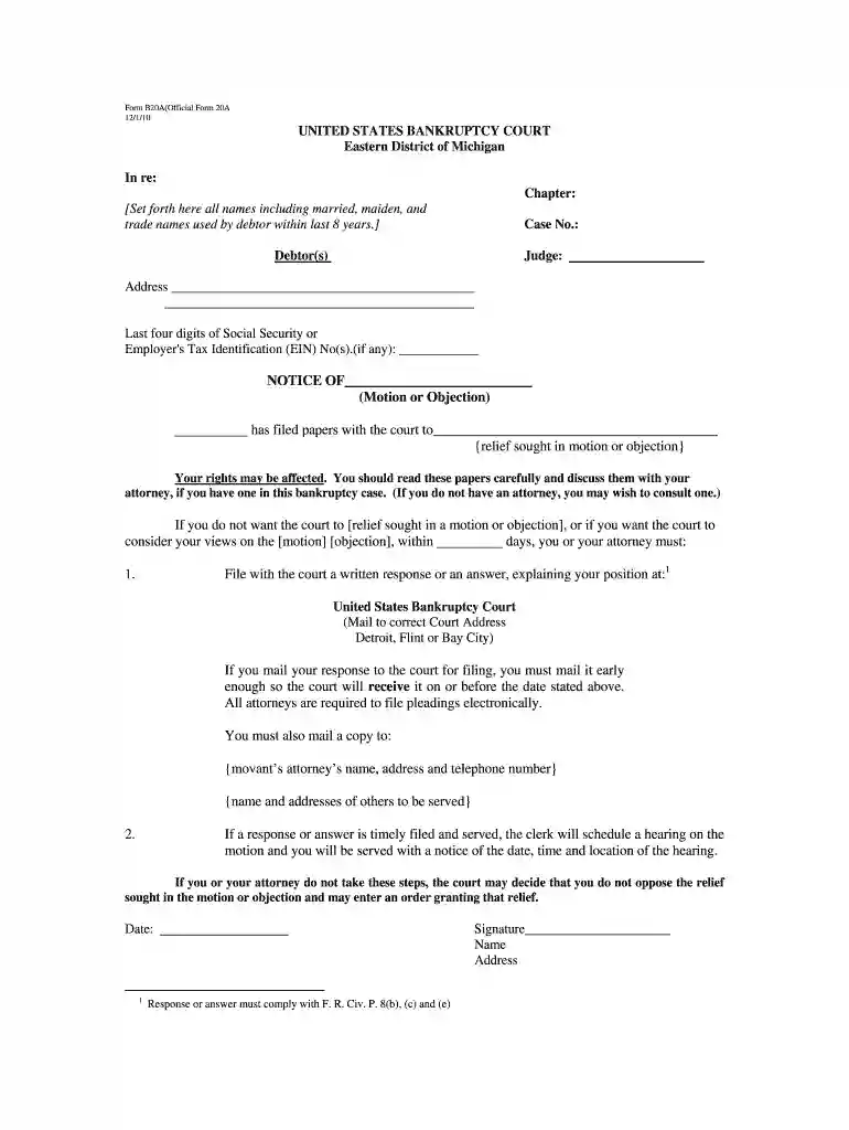 form official 20a Preview on Page 1