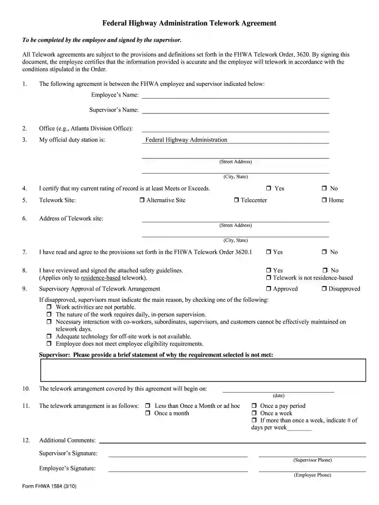 form 1584 Preview on Page 1