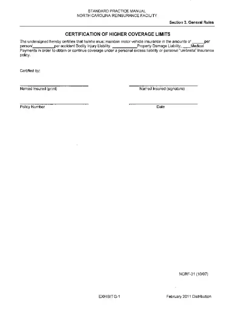 ncrf 31 form Preview on Page 1