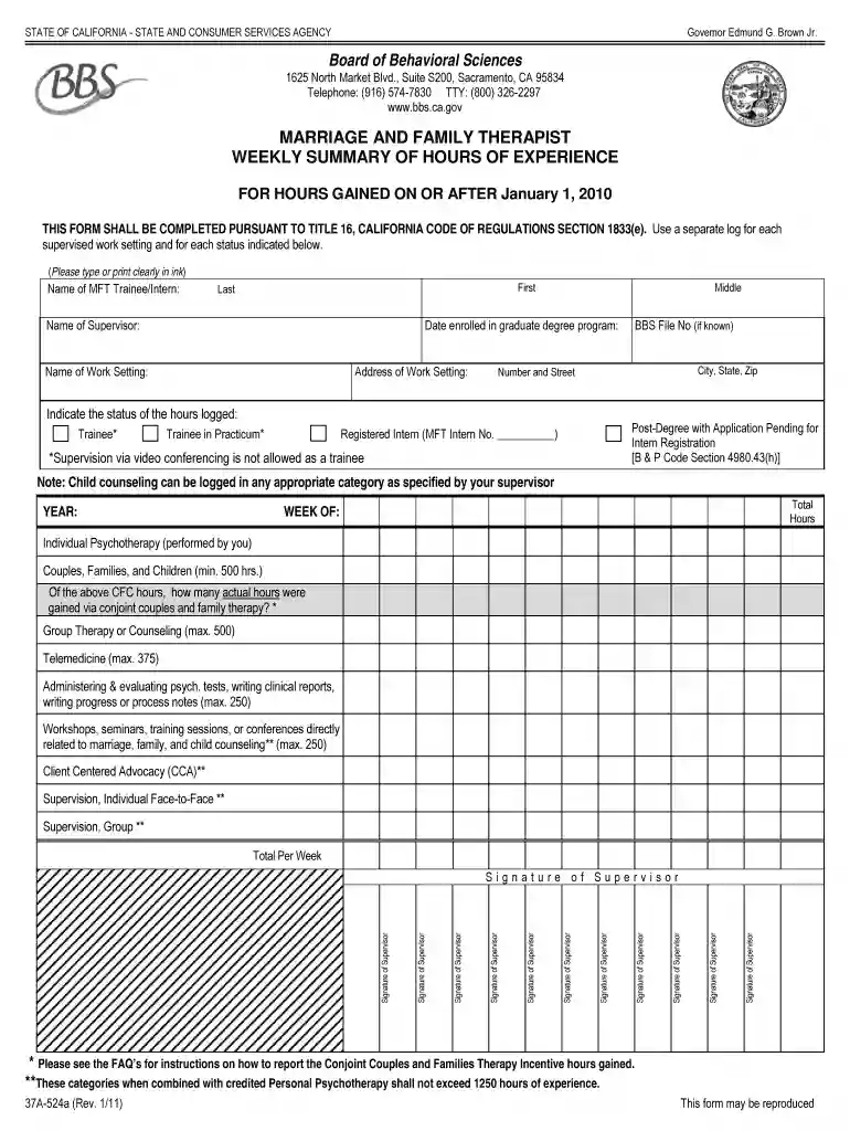 weekly experience Preview on Page 1