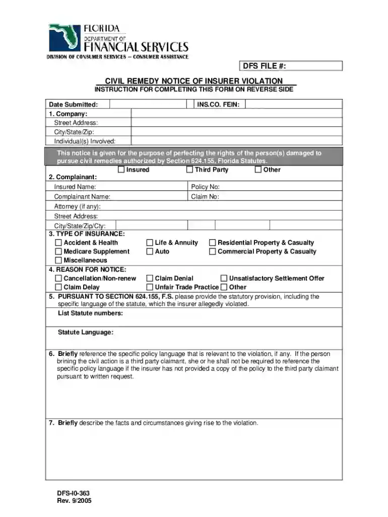 civil remedy notice search Preview on Page 1